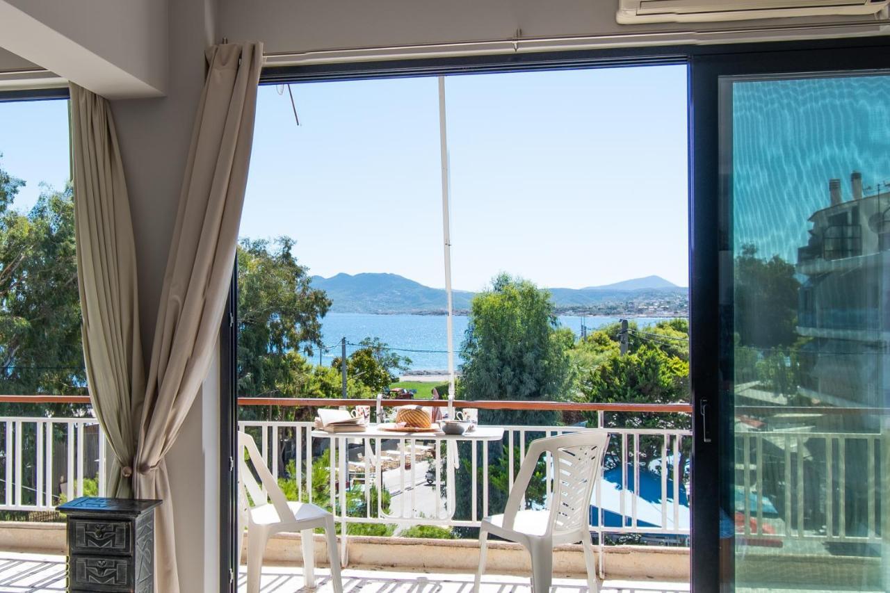 ארטמידה Lavish & Spacious Apt With Stunning Seaview, 10 Min Ath Airport מראה חיצוני תמונה
